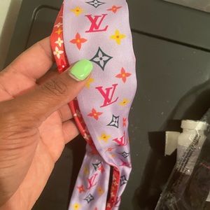 Authentic Louis Vuitton bandeau scarf